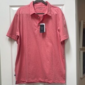 Mizzen+Main Pink Polo Shirt